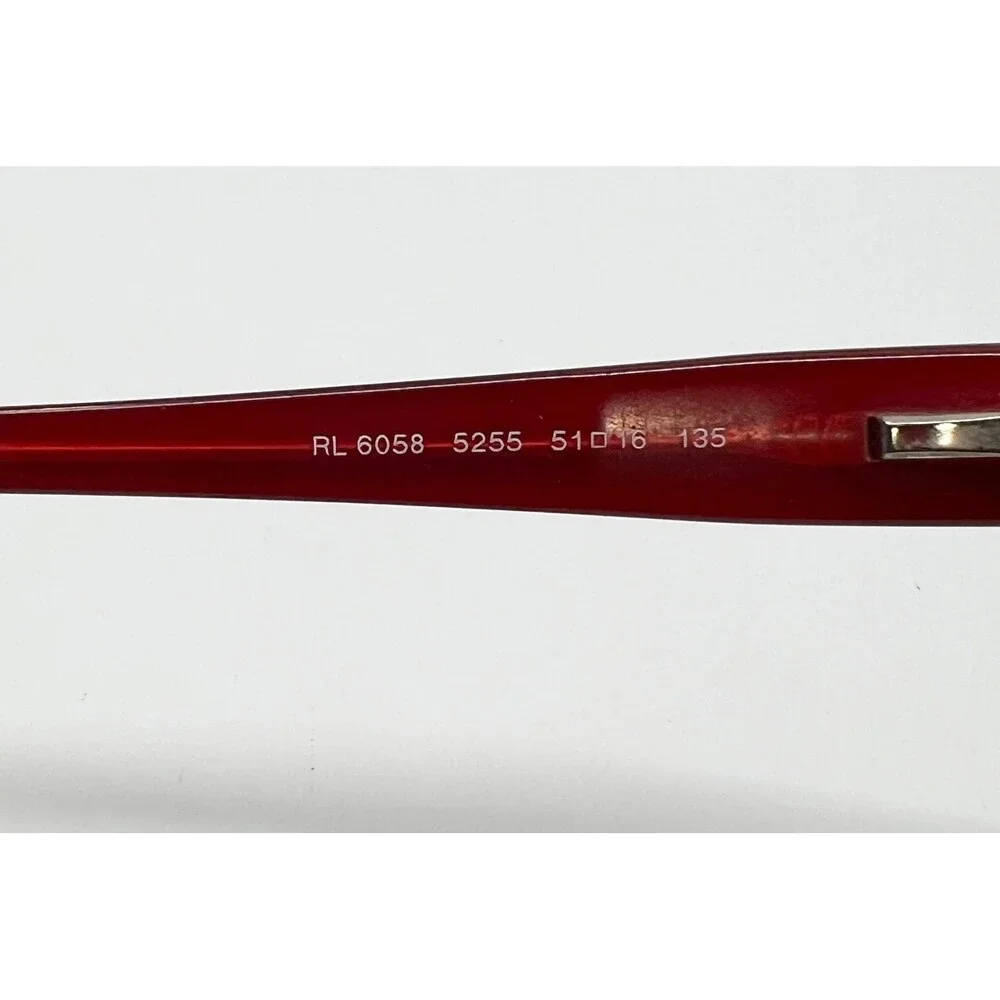 Ralph Lauren Eyeglasses Womens Red Tortoise RL 6058 5255 51-16-135